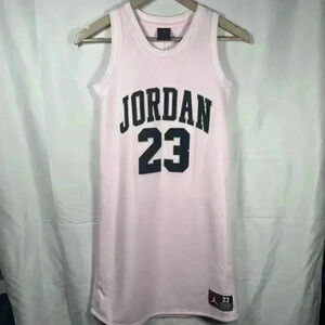 Air Jordan Jersey Dress Girls Large NEW Pink